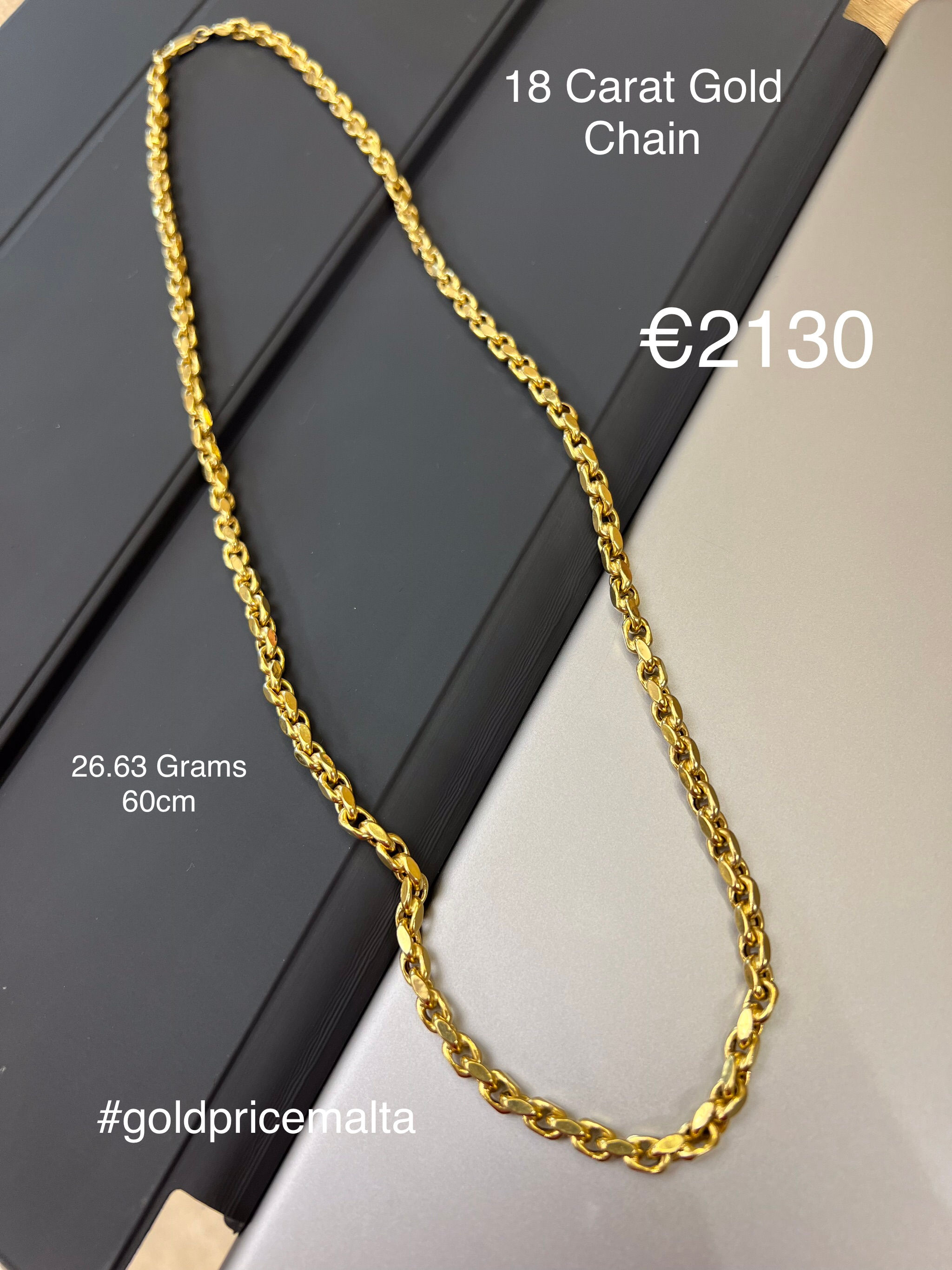 18 Carat Gold Chain