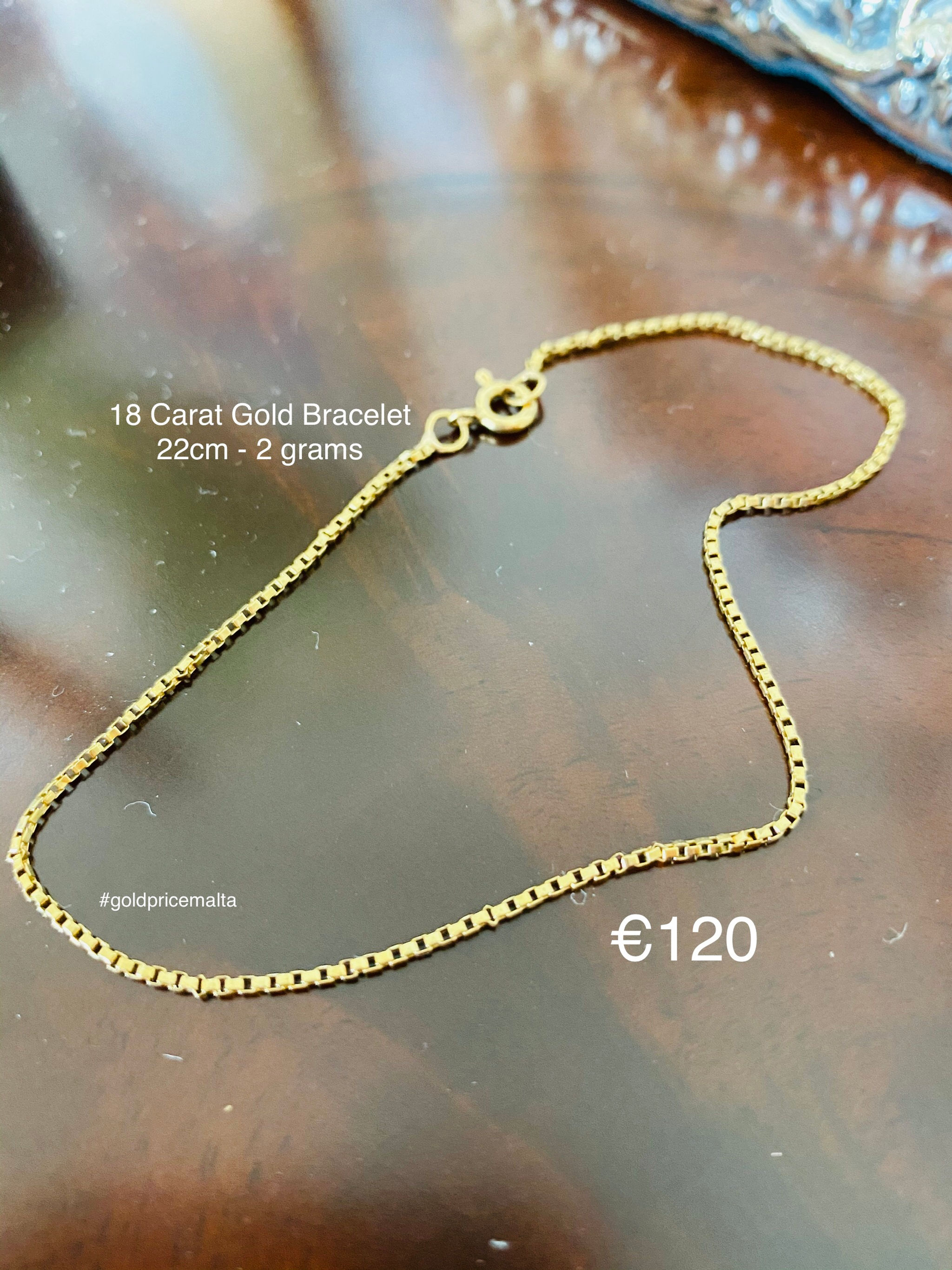 18 Carat Gold Bracelet