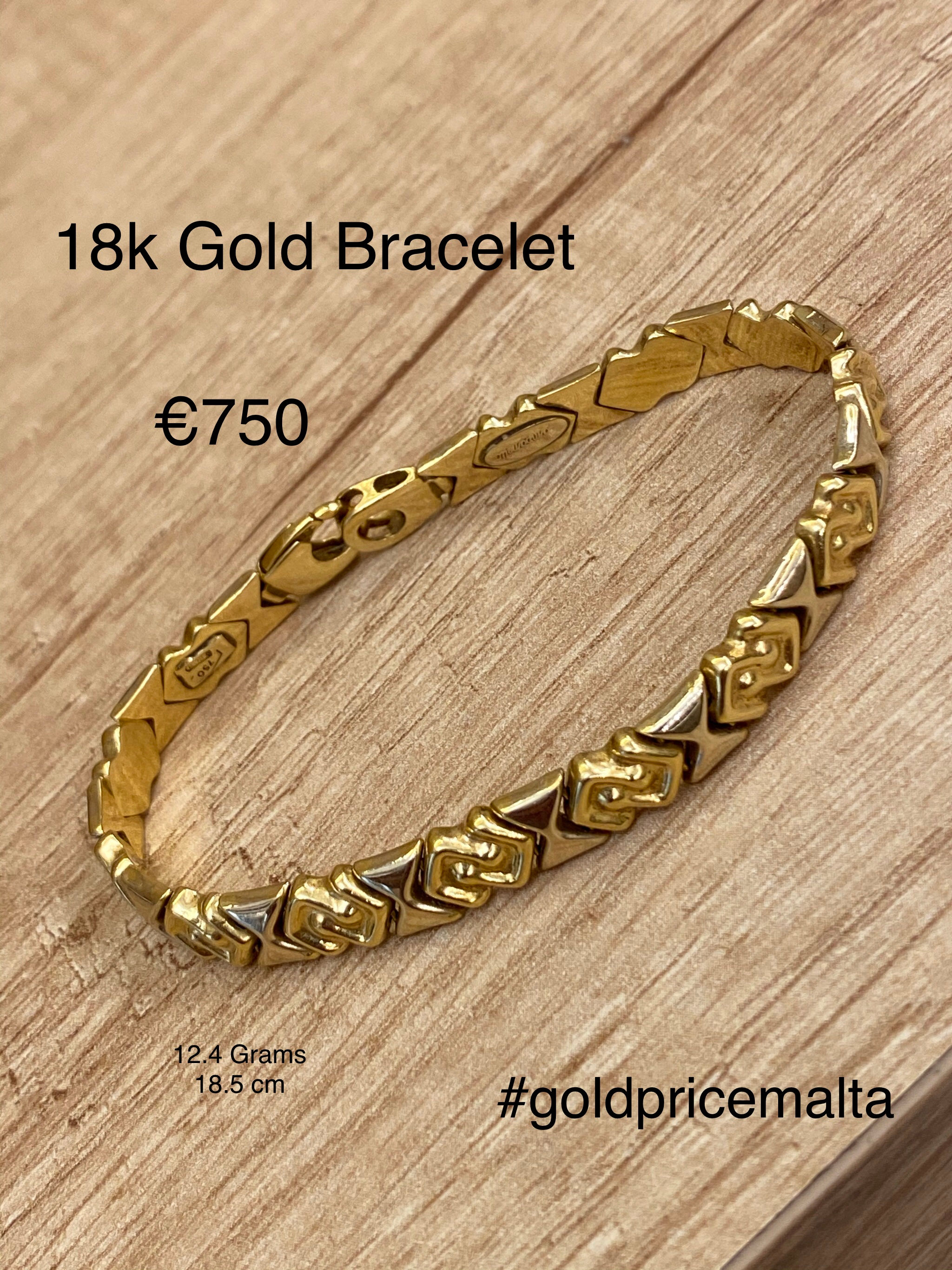 18 Carat Gold Bracelet