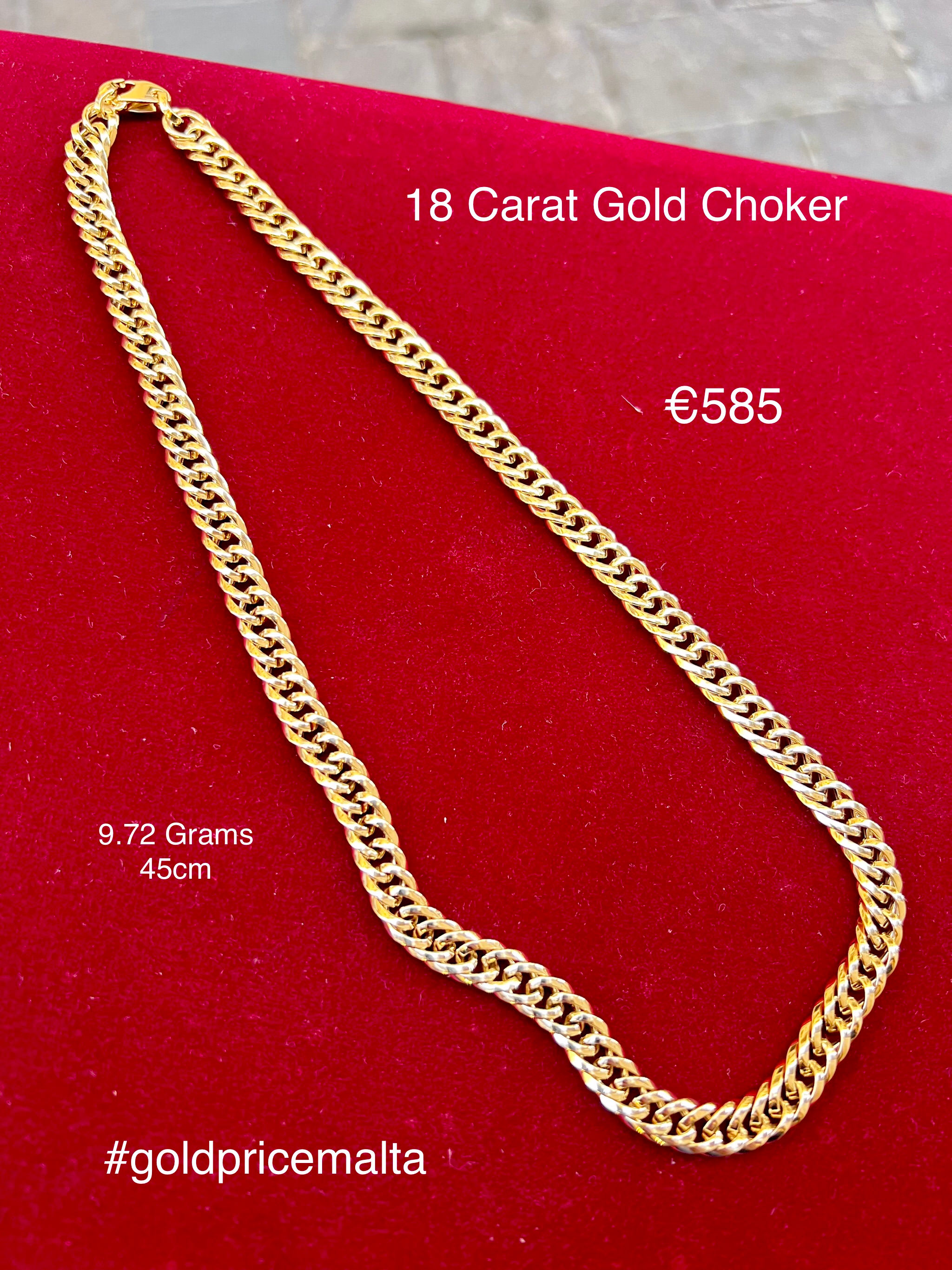 18 Carat Gold Choker