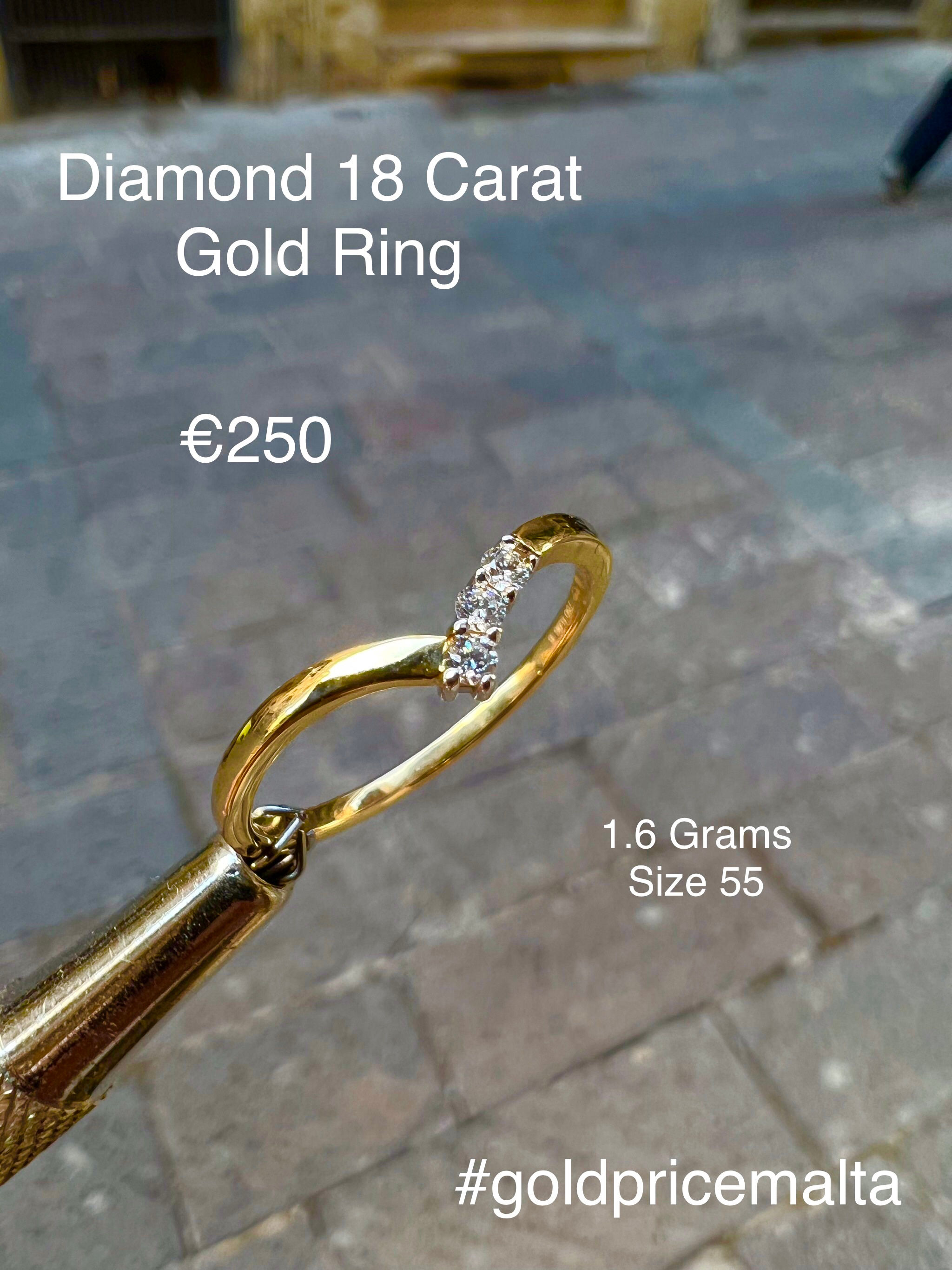 Diamond 18 Carat Gold Ring