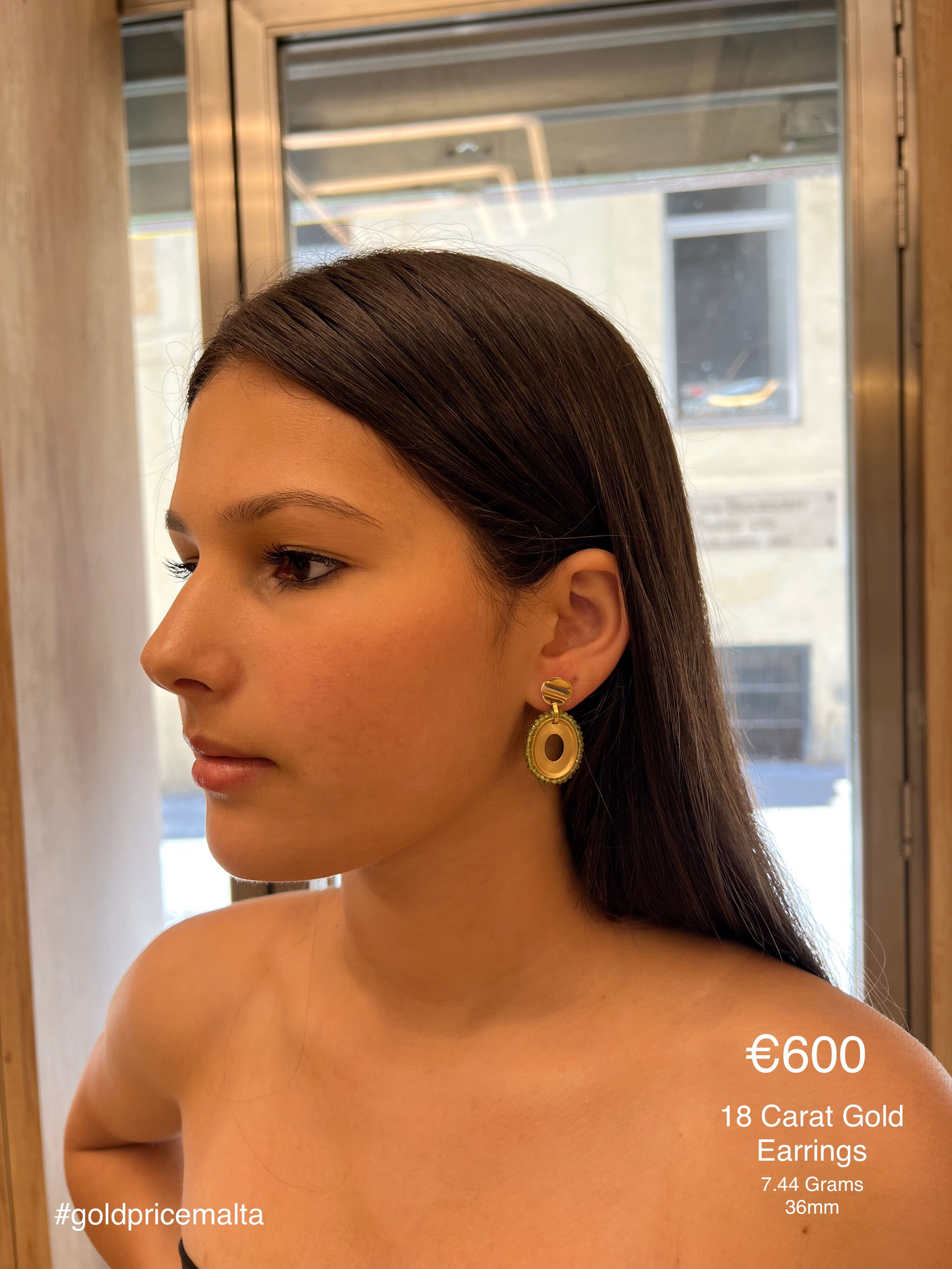 18 Carat Gold Earrings