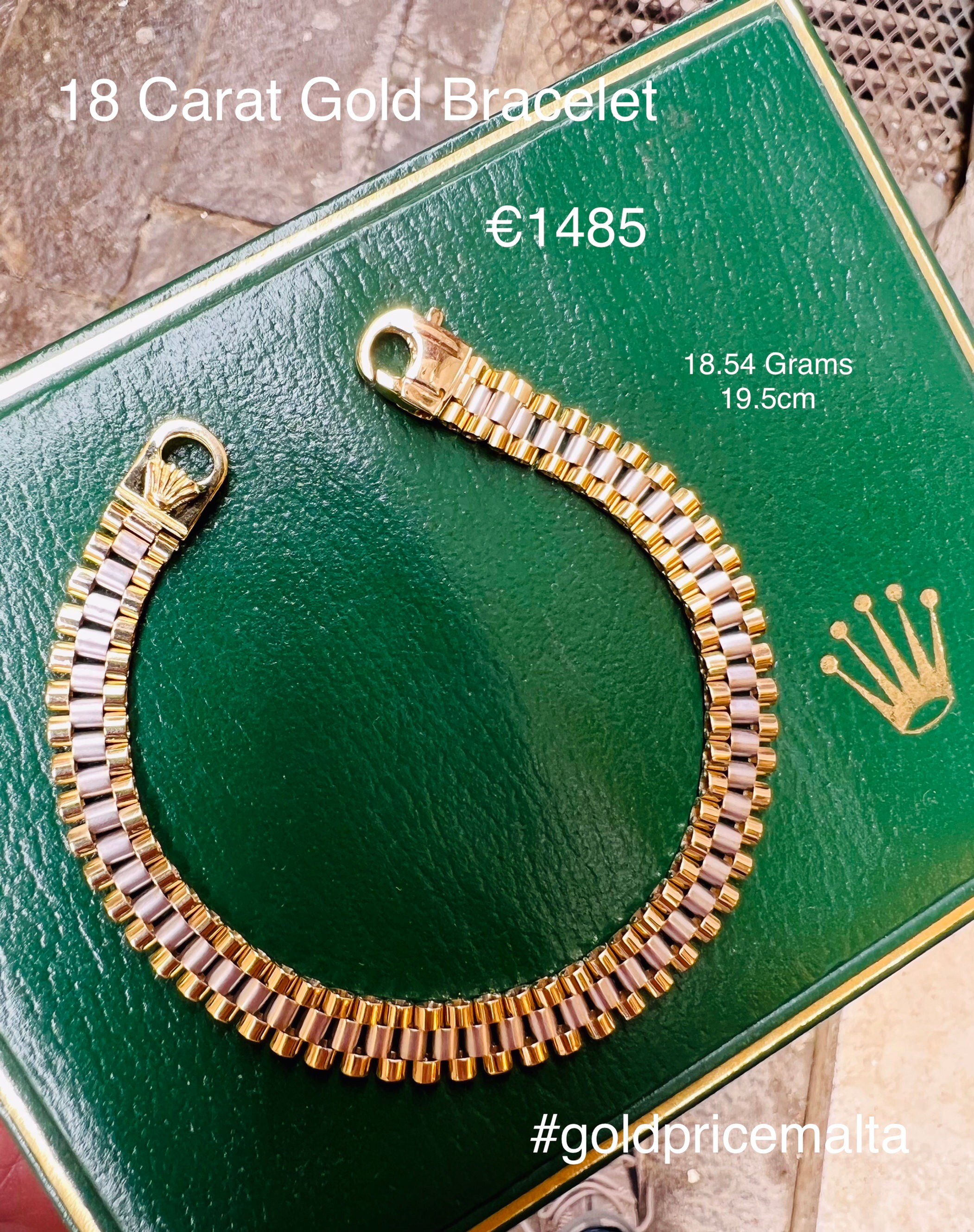 18 Carat Gold Bracelet