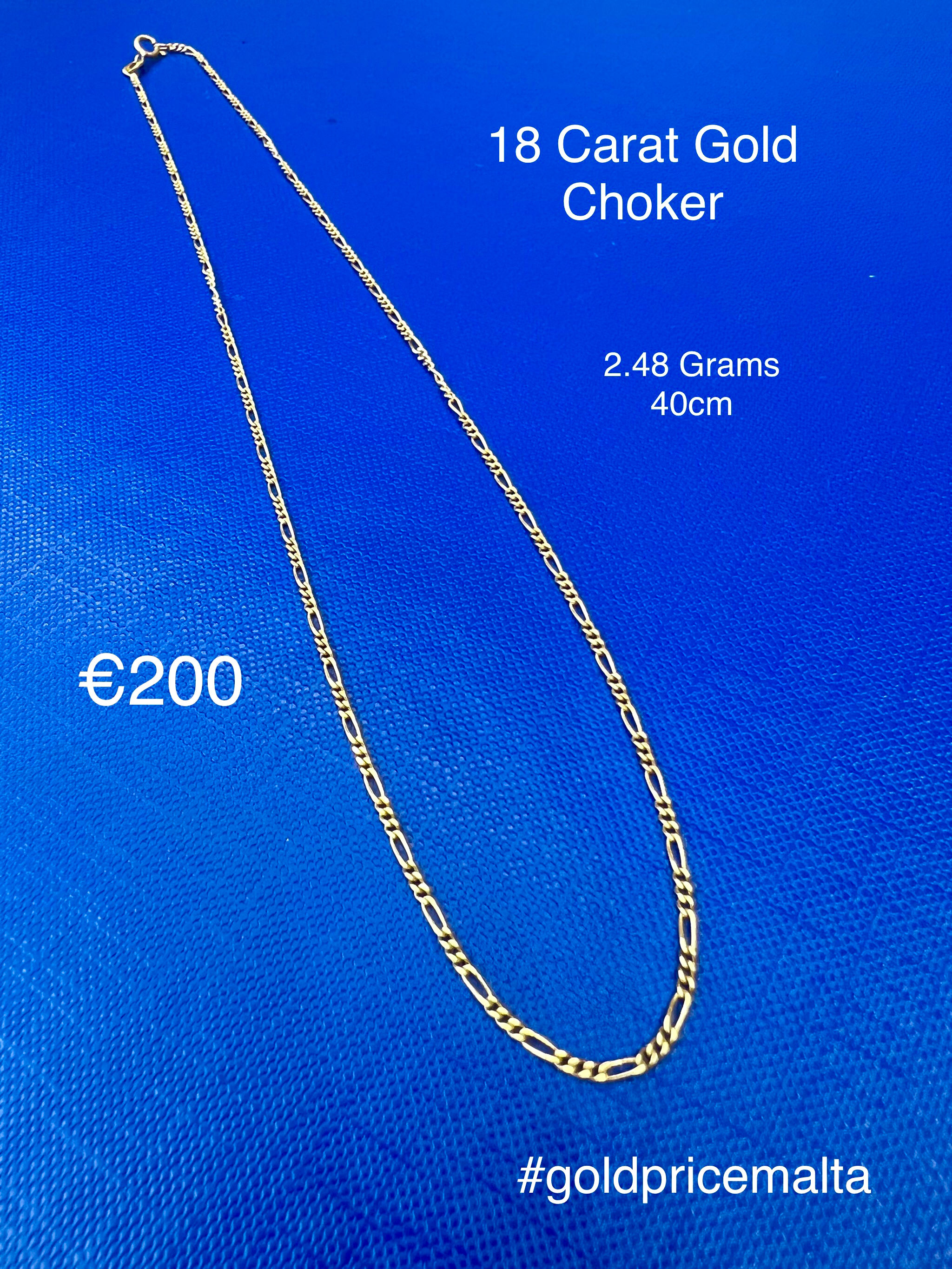 18 Carat Gold Choker