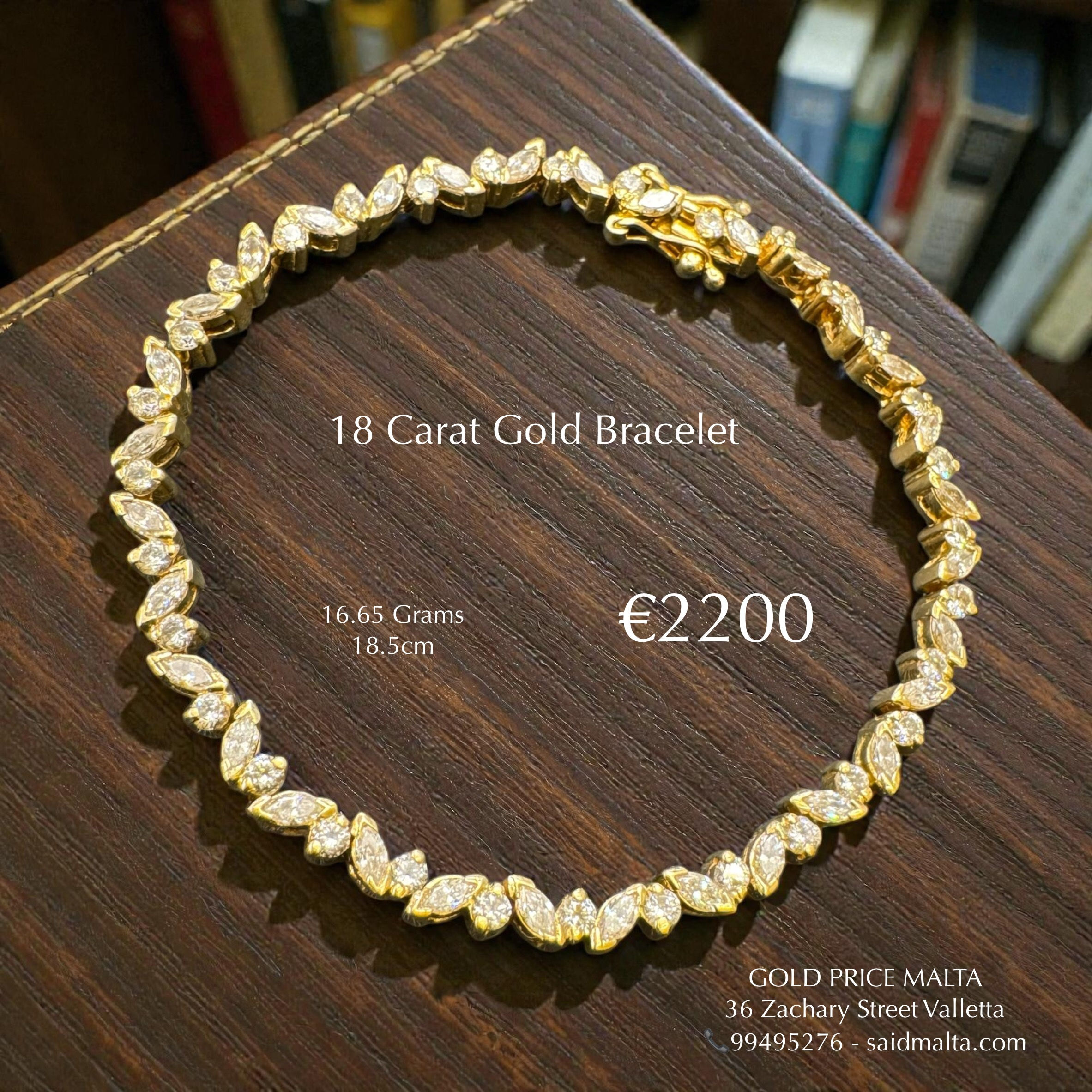 18 Carat Gold Bracelet
