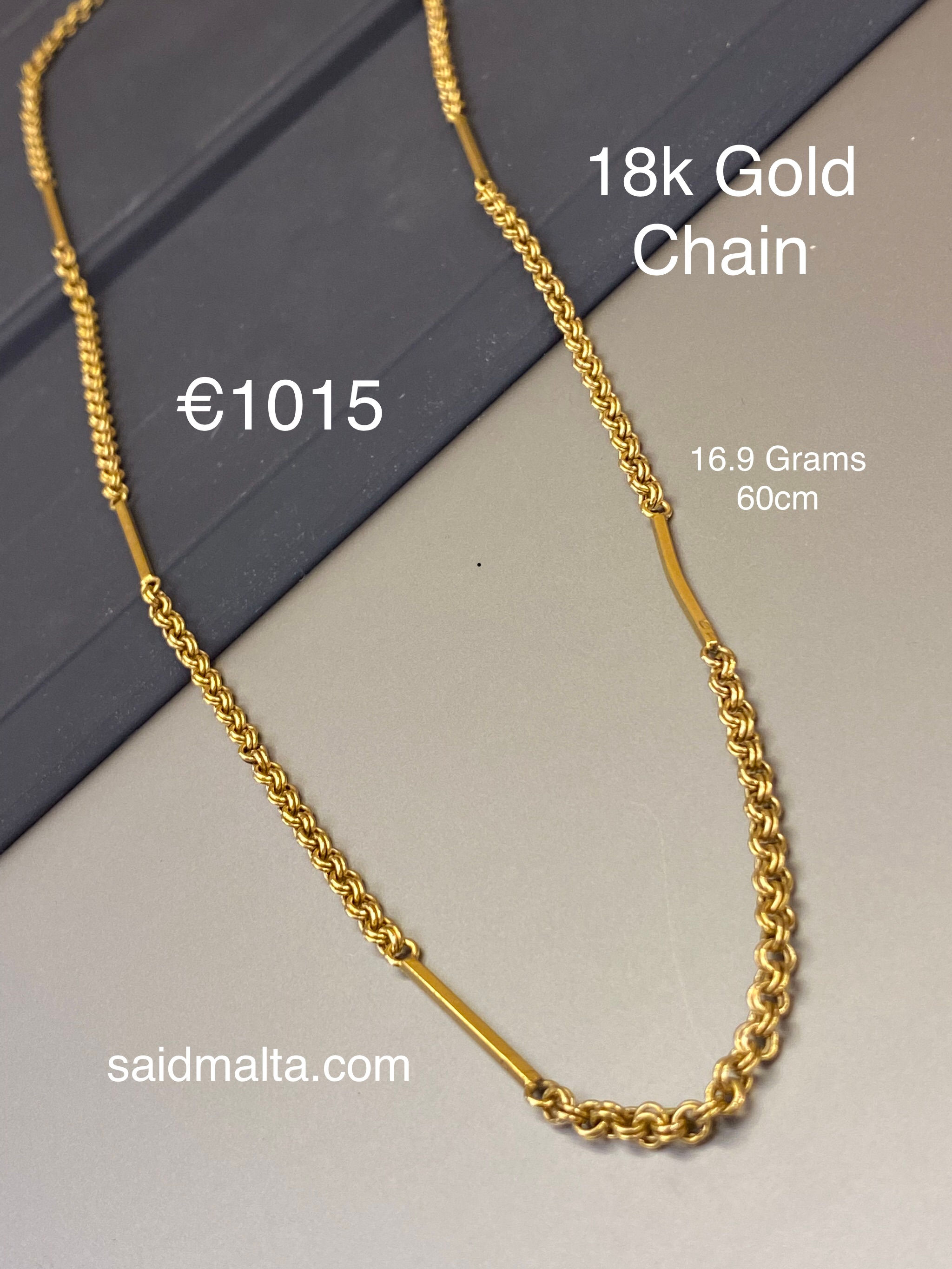 18 Carat Gold Chain