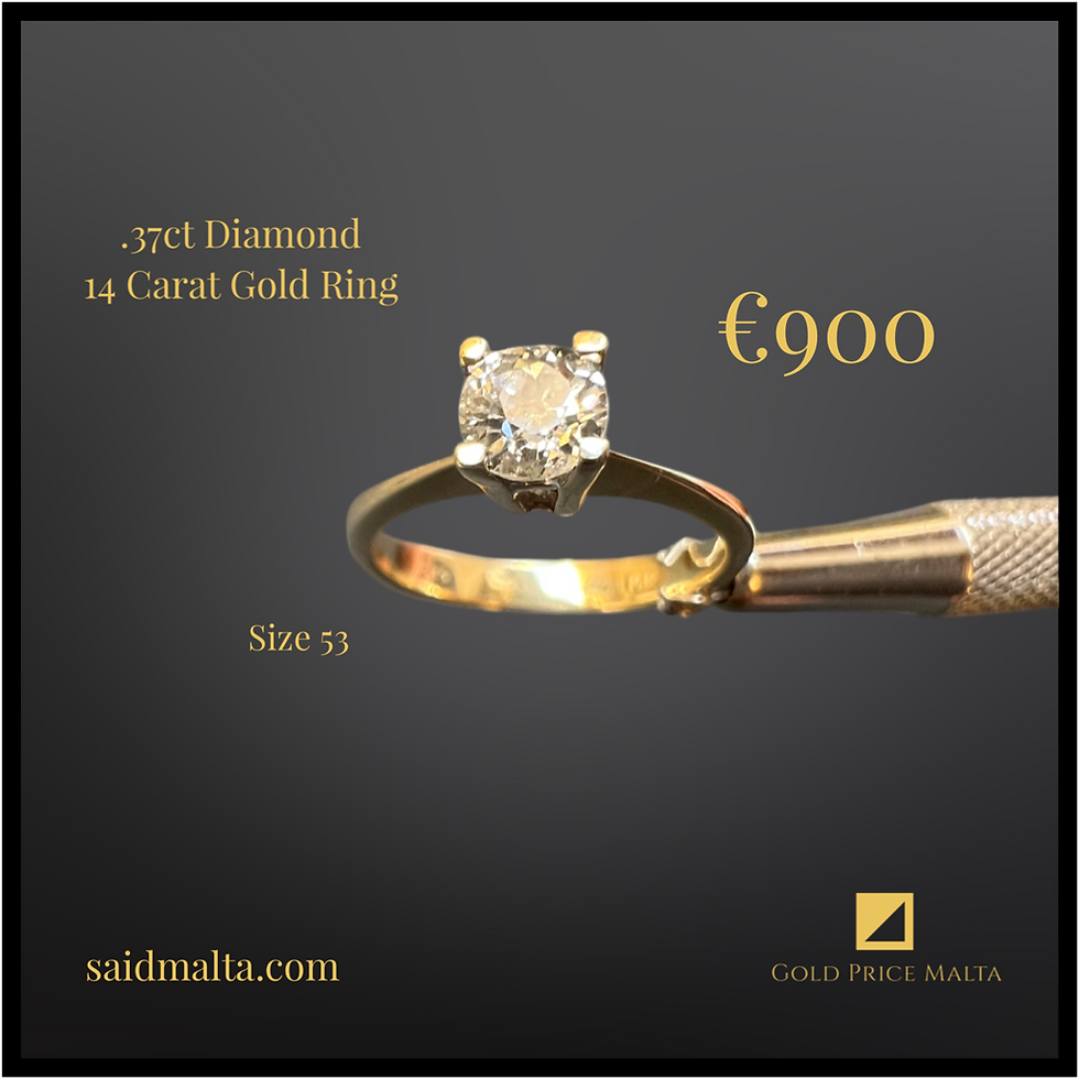 .37ct Diamond 14 Carat Gold Ring
