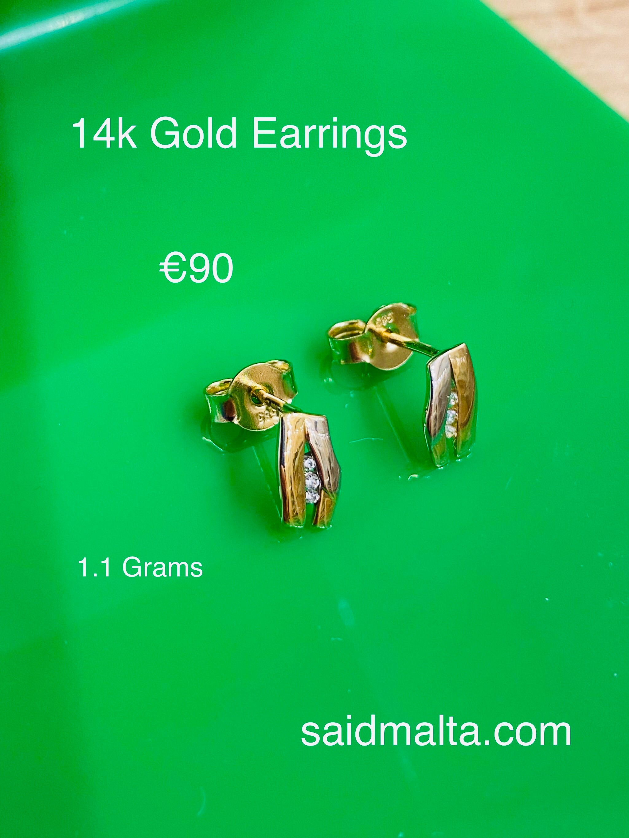 14 Carat Gold Earrings