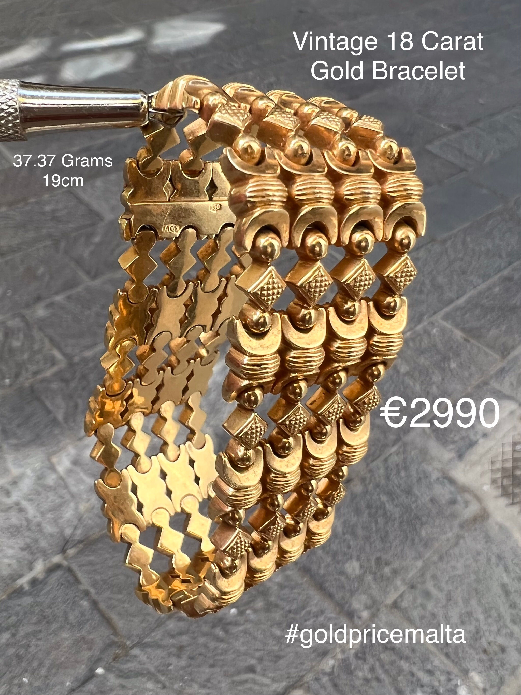 18 Carat Gold Bracelet