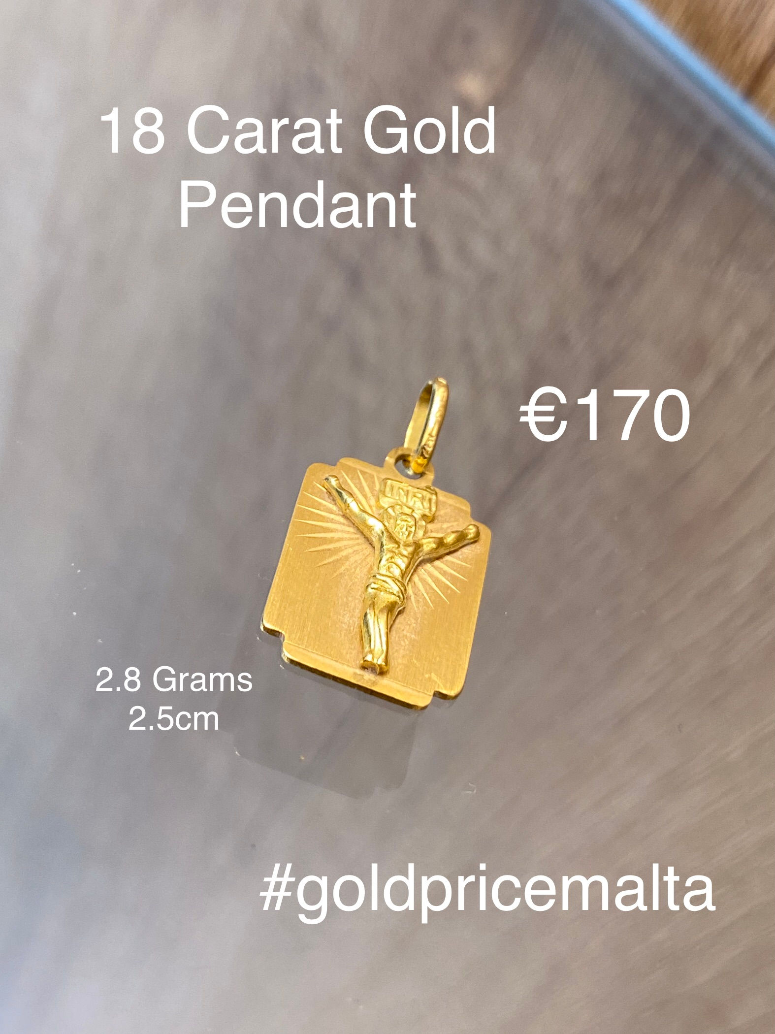 18 Carat Gold Pendant
