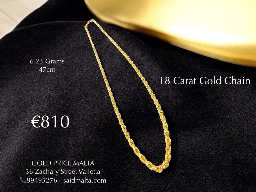 18 Carat Gold Chain