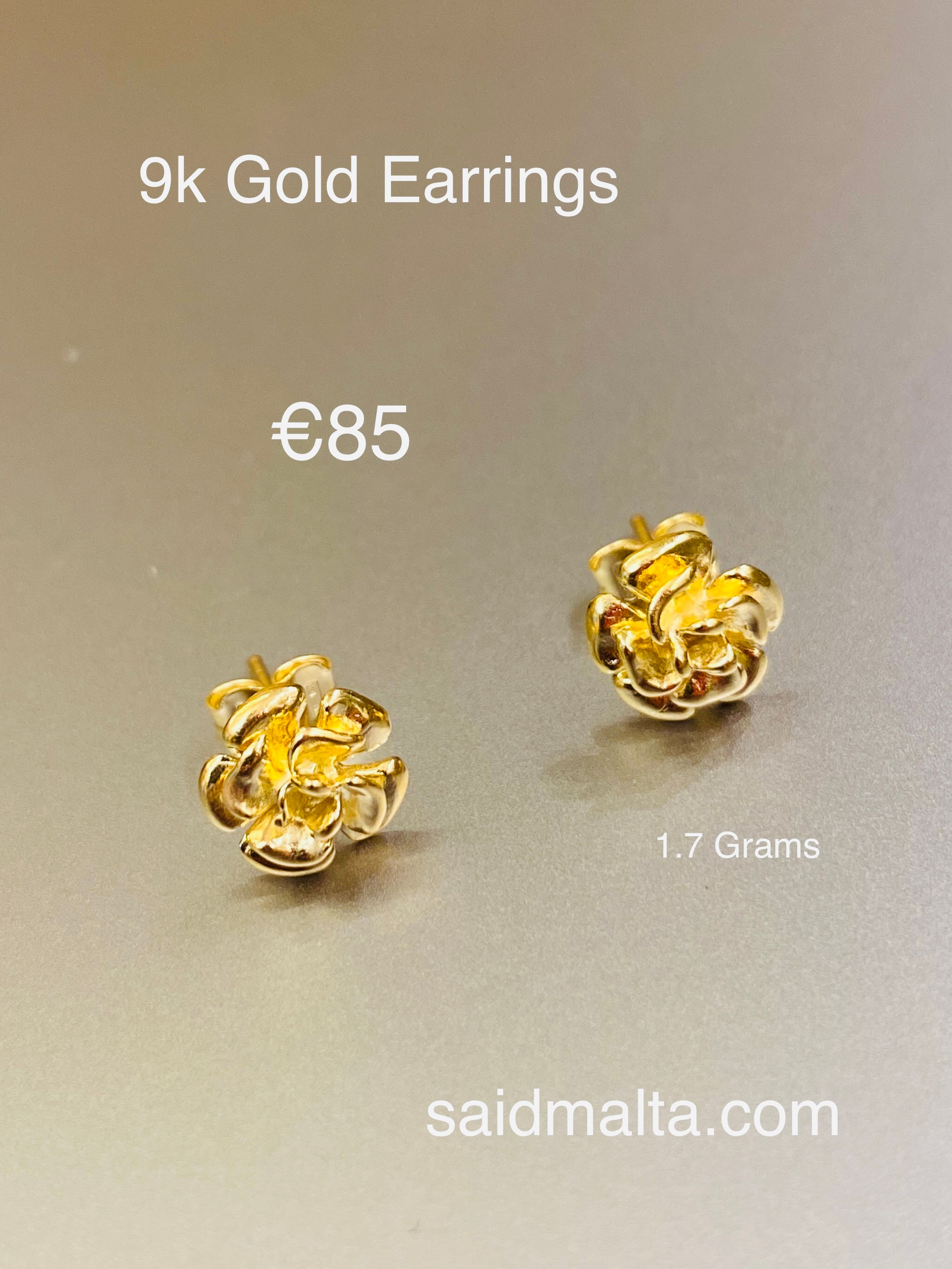 9 Carat Gold Earrings