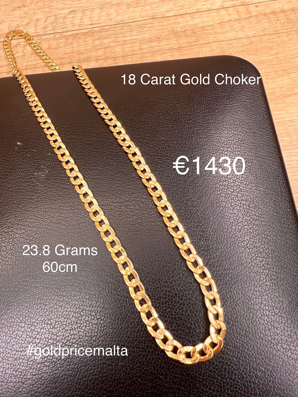 18 Carat Gold Choker