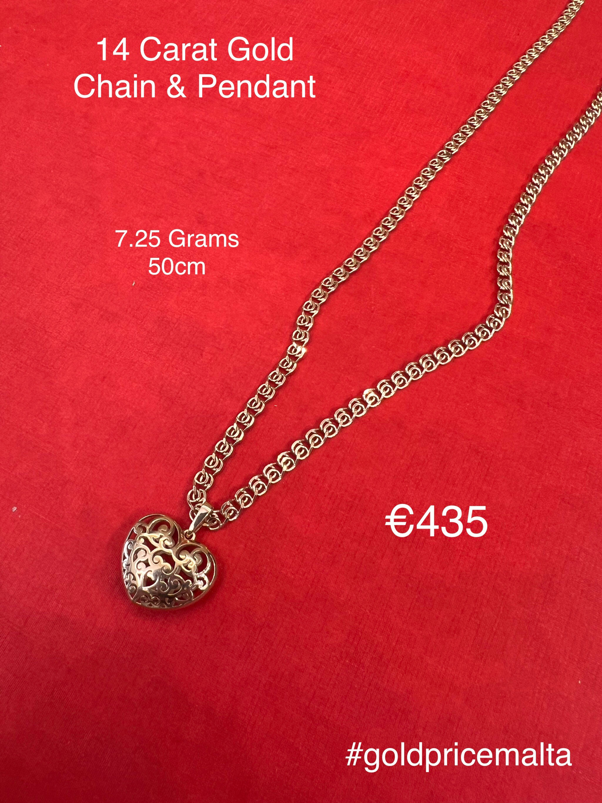 14 Carat Gold Chain & Pendant