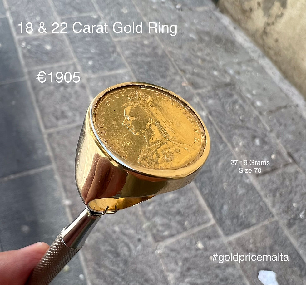 18 & 22 Carat Gold Ring