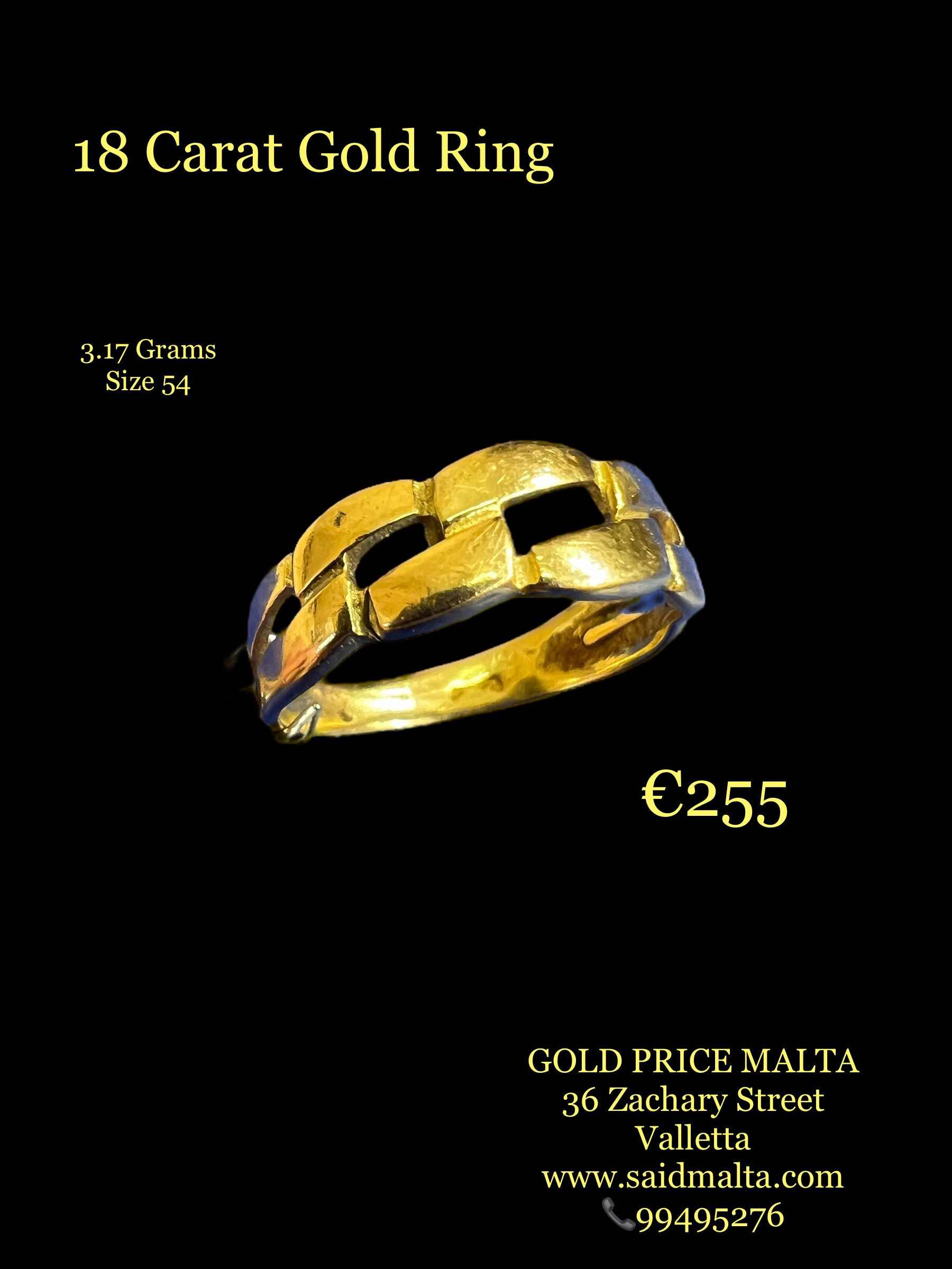 18 Carat Gold Ring