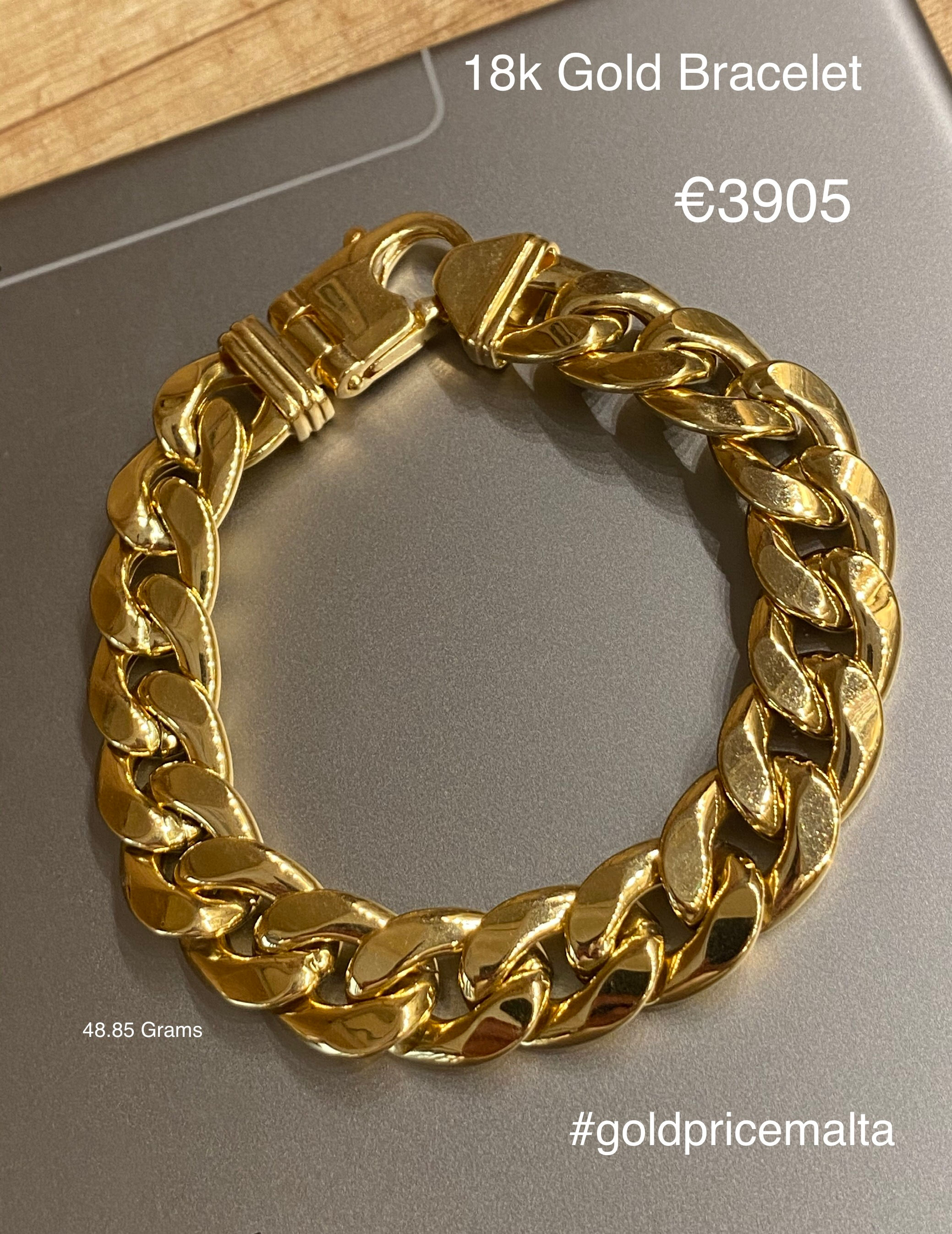 18 Carat Gold Bracelet