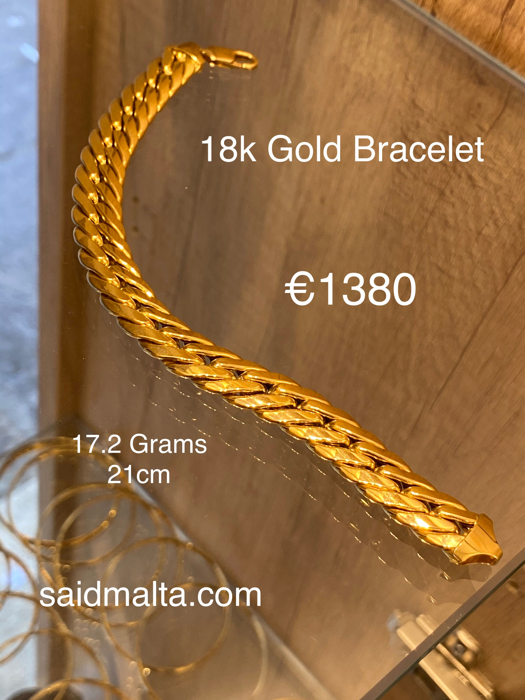 18 Carat Gold Bracelet