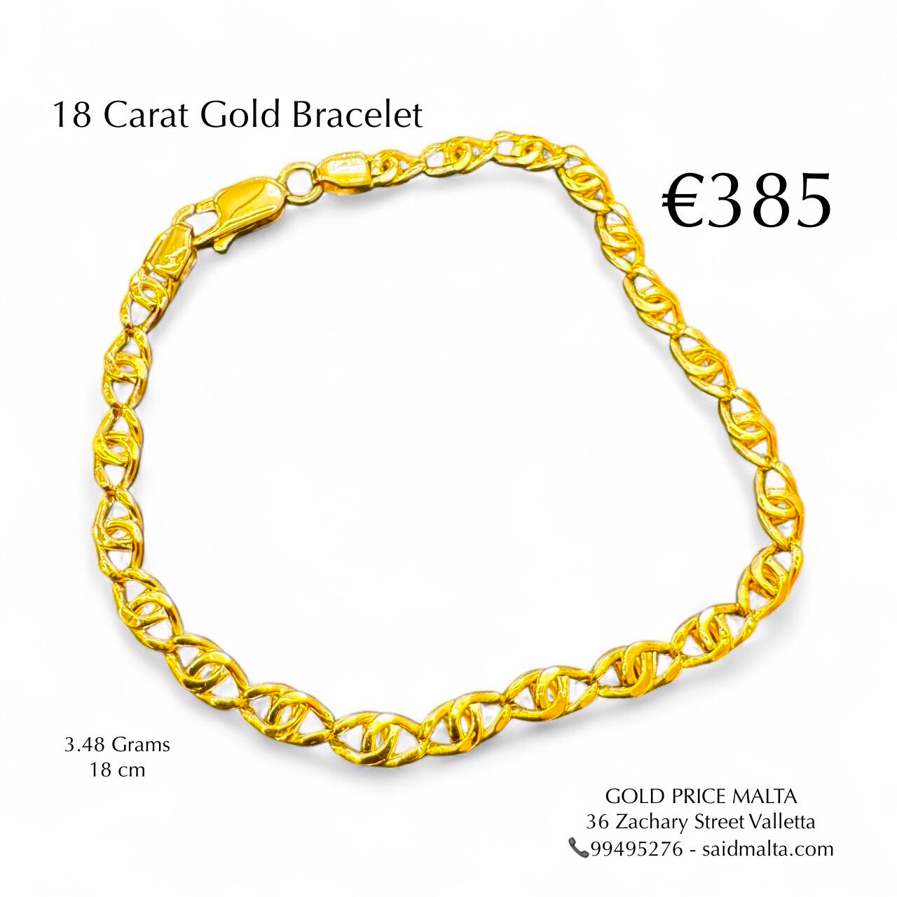 18 Carat Gold Bracelet