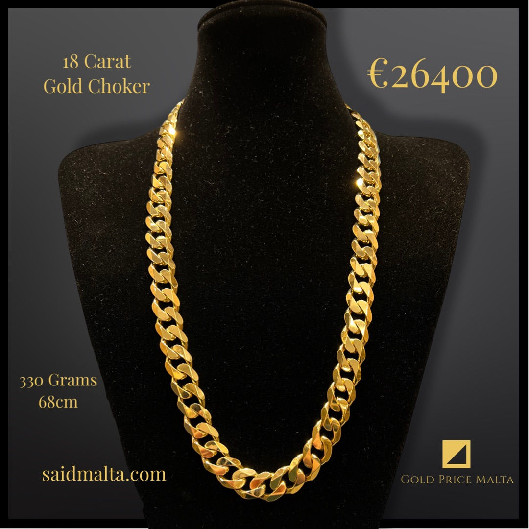 18 Carat Gold Choker
