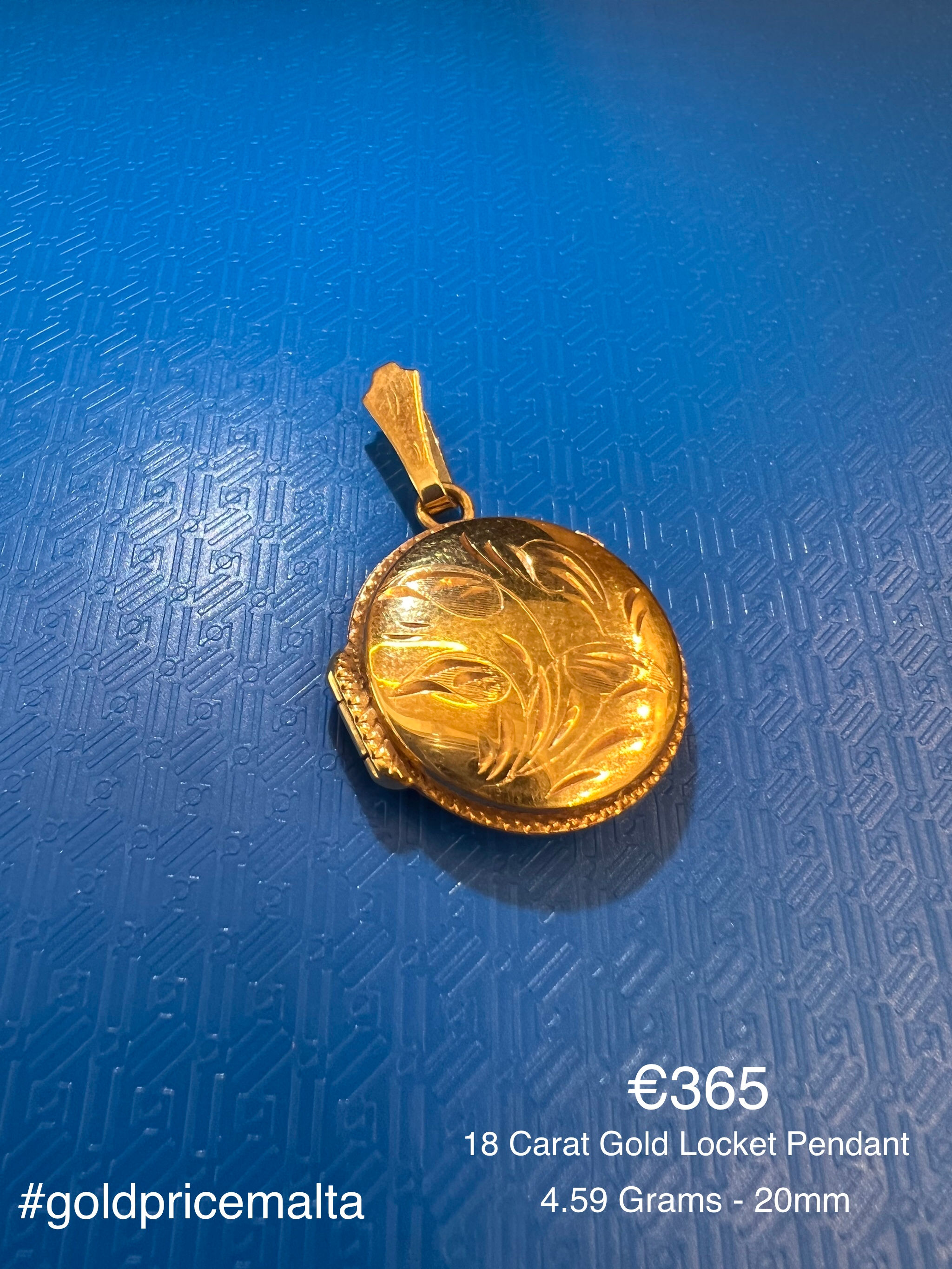 18 Carat Gold Locket