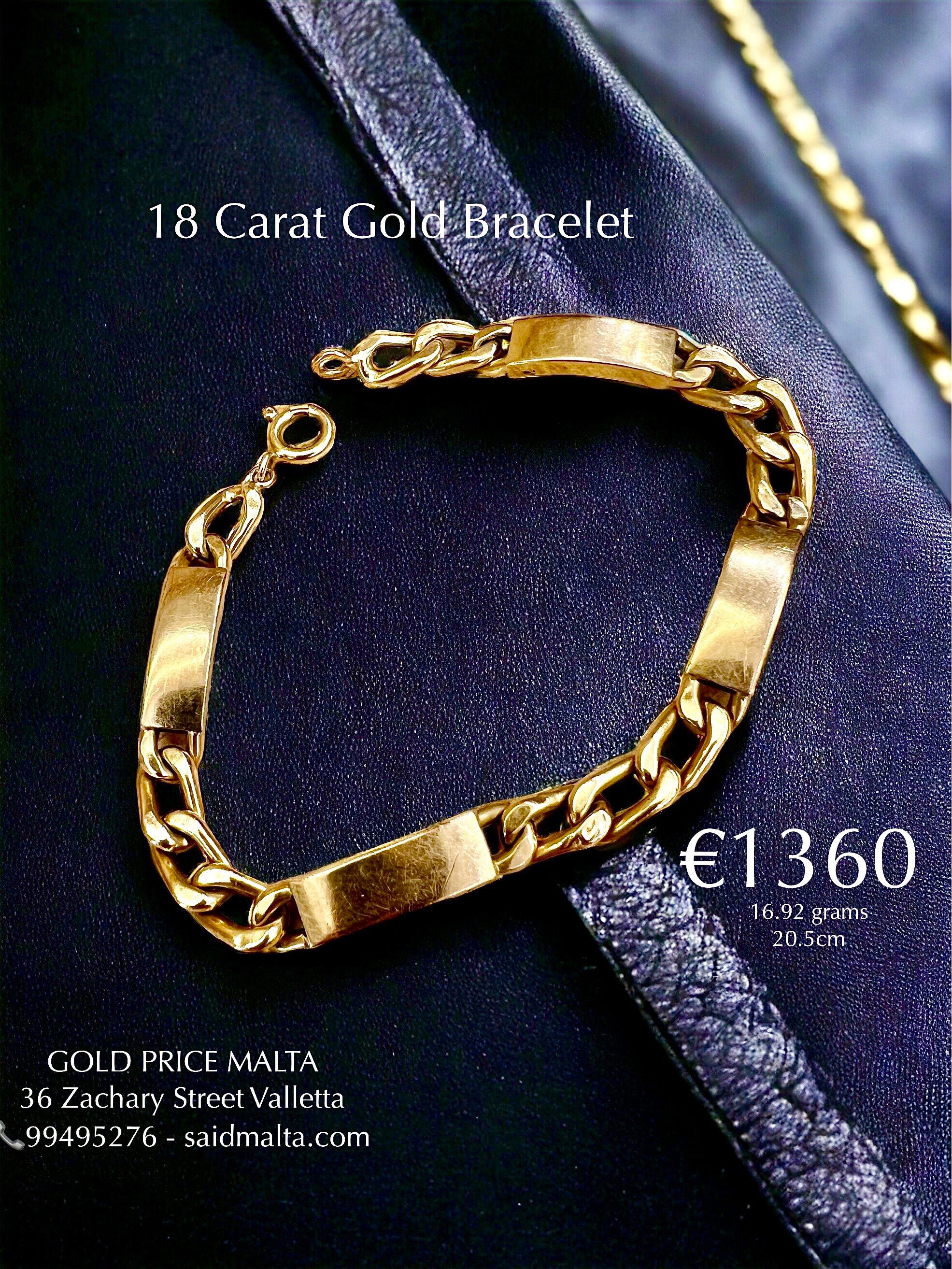 18 Carat Gold Bracelet