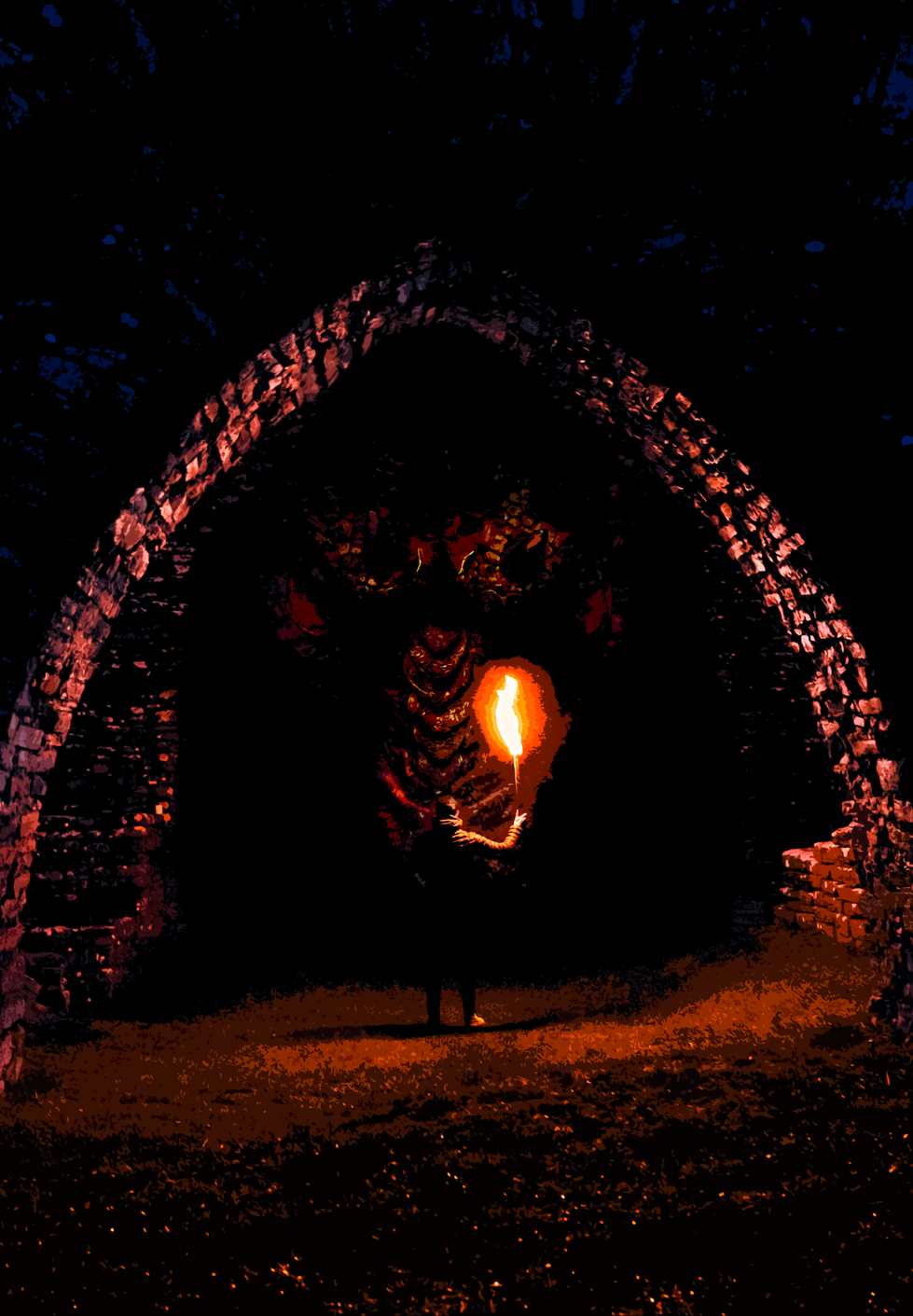 Image Manipulation (#6) Dragon in Dungeon