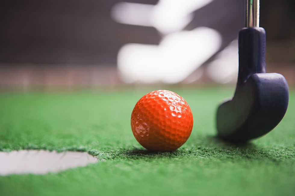 Instalación de minigolf