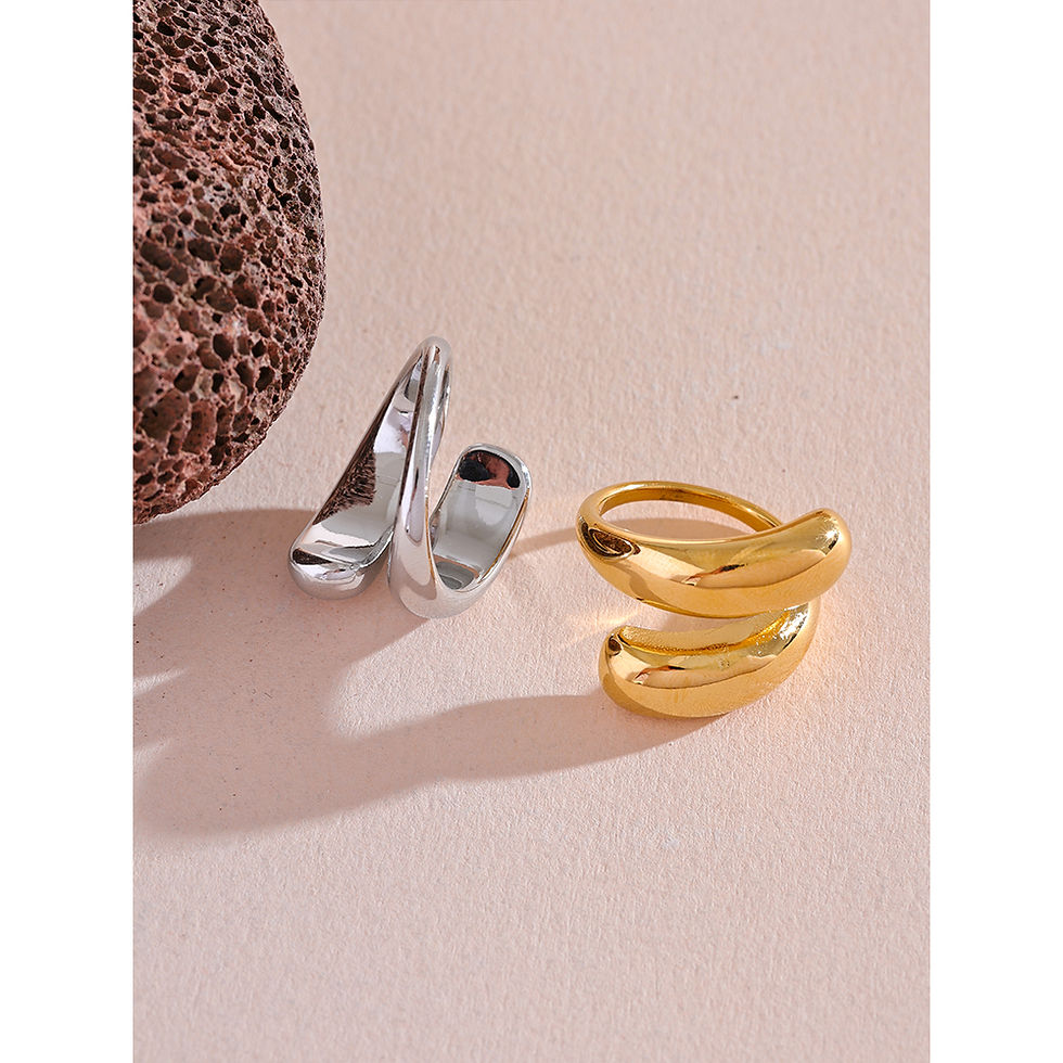 Thumbnail: Twist Wrap Adjustable Ring