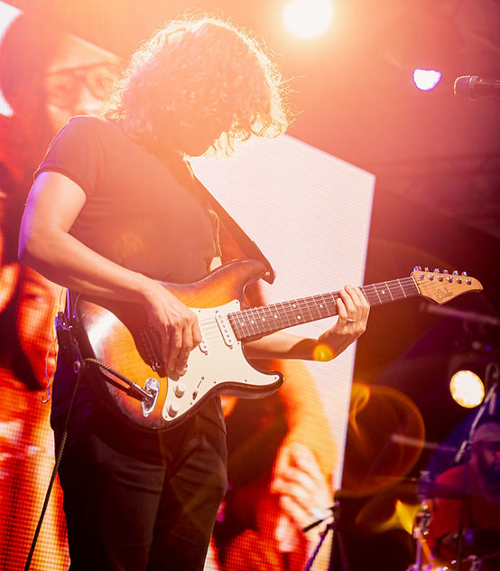 Amir Shazwan half body guitar shot