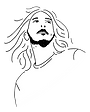 Bani Hidir half profile sticker