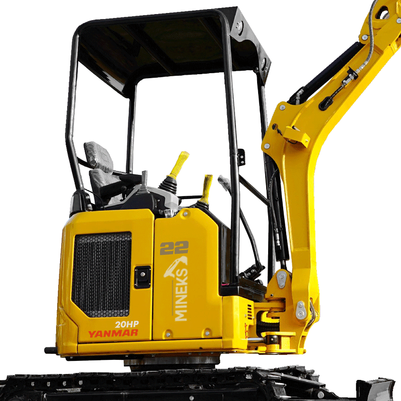 Thumbnail: MINEKS 2.2 TON 20 HP YANMAR ENGINE MINI EXCAVATOR