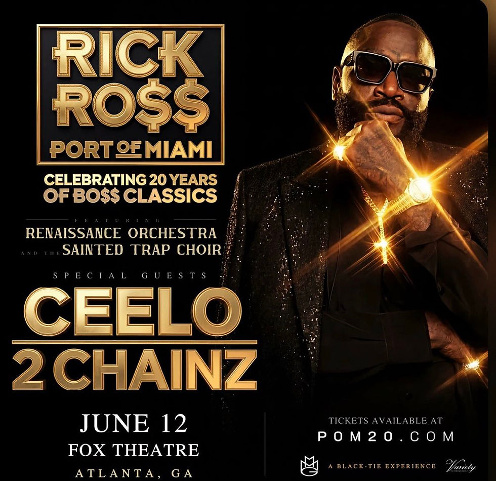 Rick Ross Celebrates 20 Years of Port of Miami with an Unforgettable Orchestral Experience in Atlanta