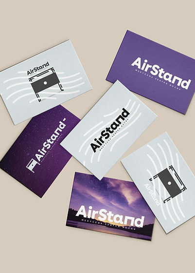 AirStand Logo Wizytówka Firmowa