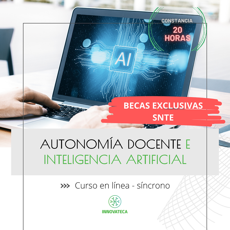 Curso. Autonomía docente e Inteligencia artificial