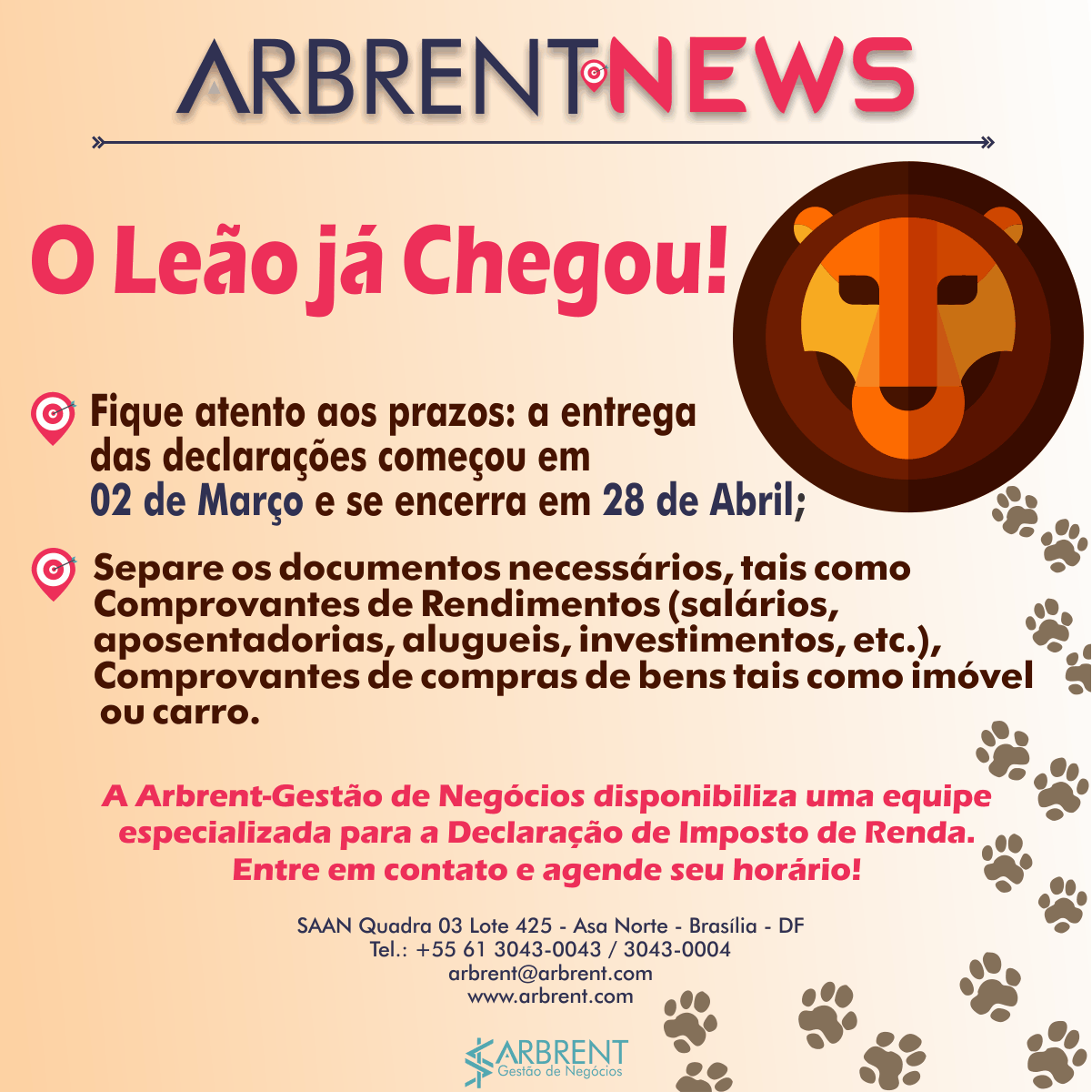Fique atento aos prazos do IR 2017