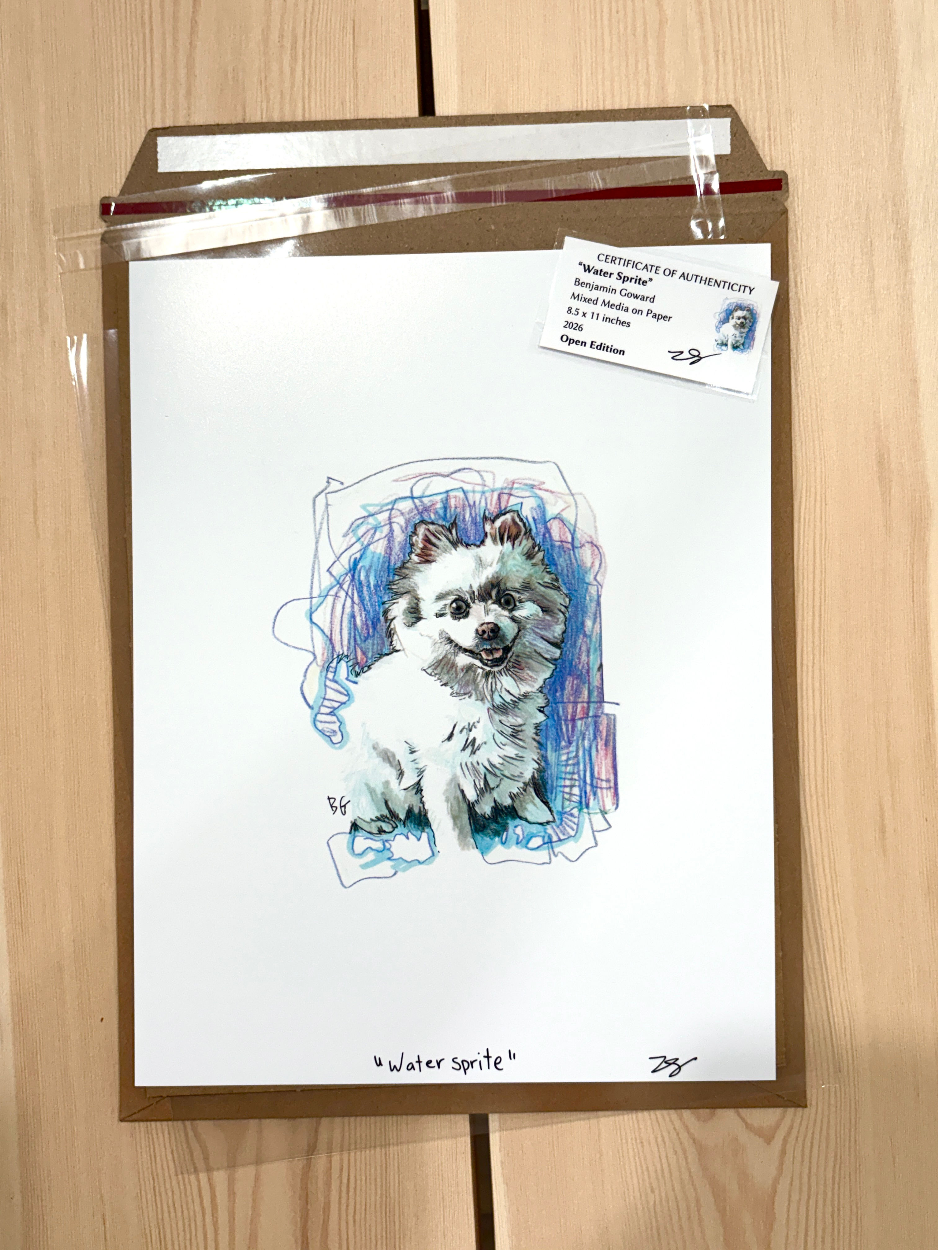 Limited Time Only: “Water Sprite” 8.5 x 11 inch print