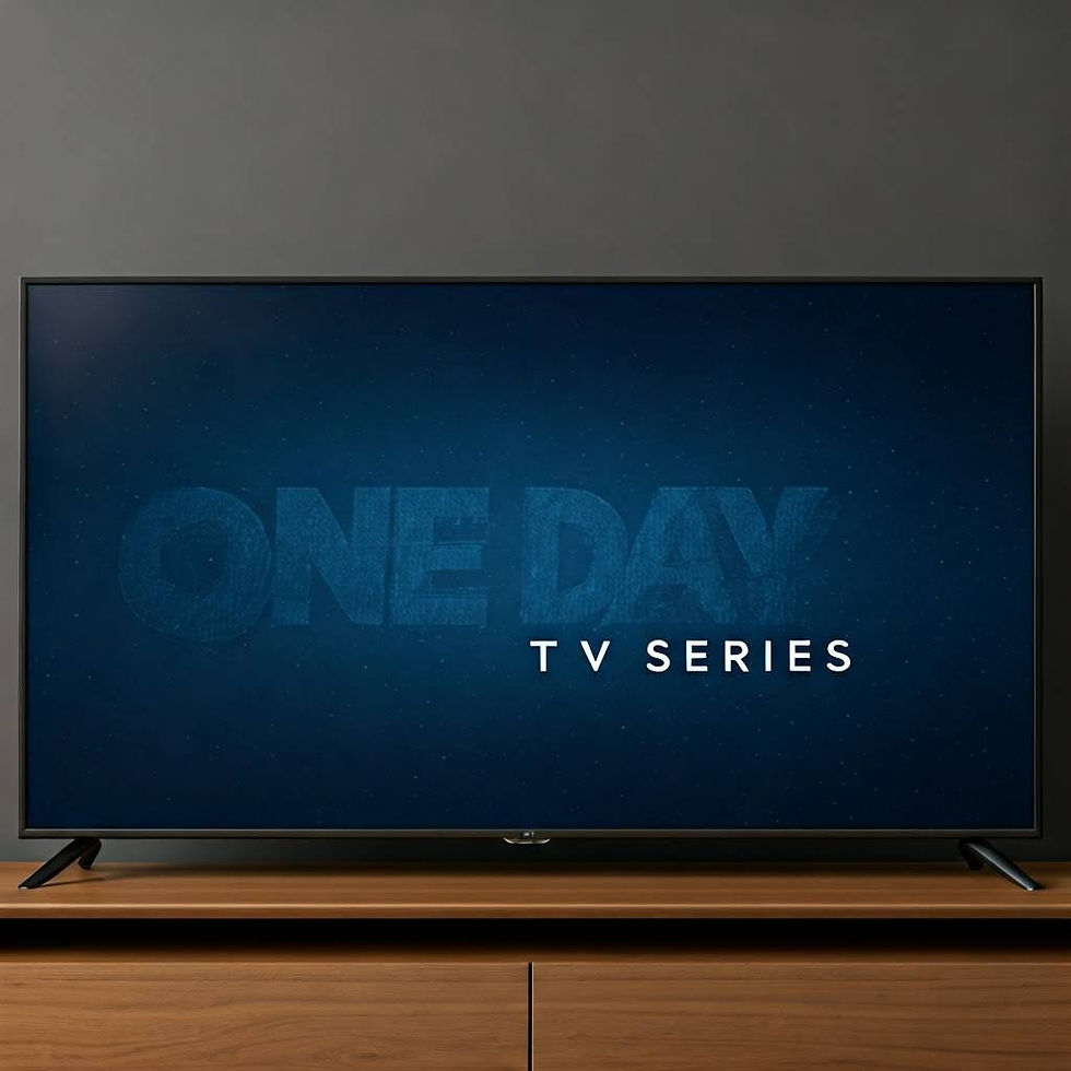 A TV DISPLAYING ONE DAY ON NETFKLIX