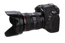 A Canon EOS M camera with Magic Lantern firmware installed, showcasing its compact design and ability to shoot 14-bit raw video."