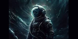 Men with space suite
