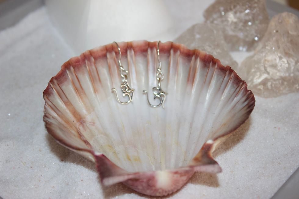 Om Symbol - 925 Sterling Silver | Earrings