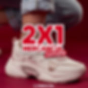 Llévate 2 y estrena el doble, 2X1 en la compra de calzado seleccionado