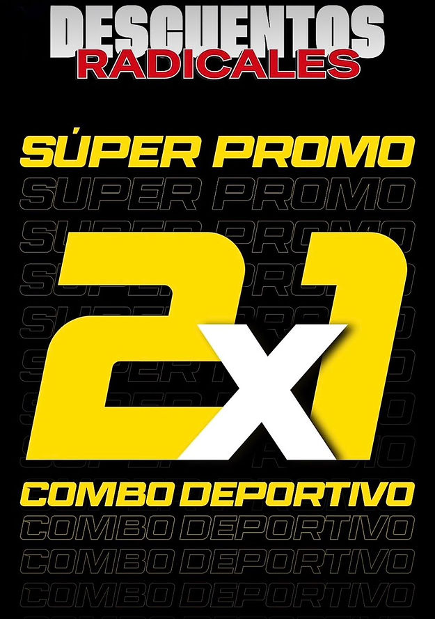 Por la compra de un calzado deportivo + 1$ y te llevas un bolso Totalmente Gratis 