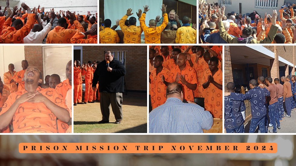 Northern Cape, Eastern Cape and KwaZulu-Natal Prison Mission Trip