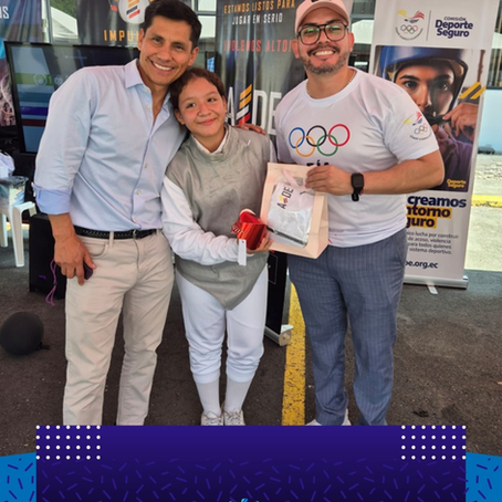 PARTICIPACIÓN DE LA AEDE Y DEPORTE PHYGIYAL EN LA SEMANA OLÍMPICA EN EL COMITÉ OLÍMPICO ECUATORIANO