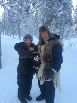 rencontre avec l'eleveur de rennes
