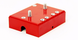 pieza para interior de un motor pintada en pintura de polvo poliéster por la empresa Mayder