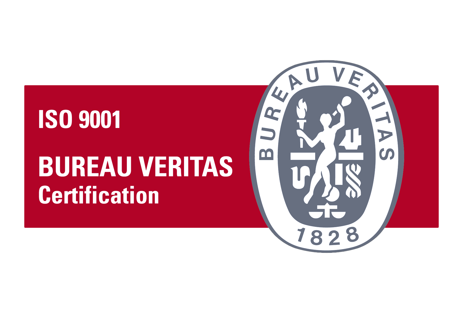 Logotipo certifiación Bureau Veritas  ISO 9001