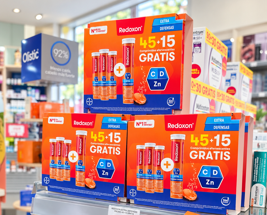 Redoxon, oferta 45+15 GRATIS.