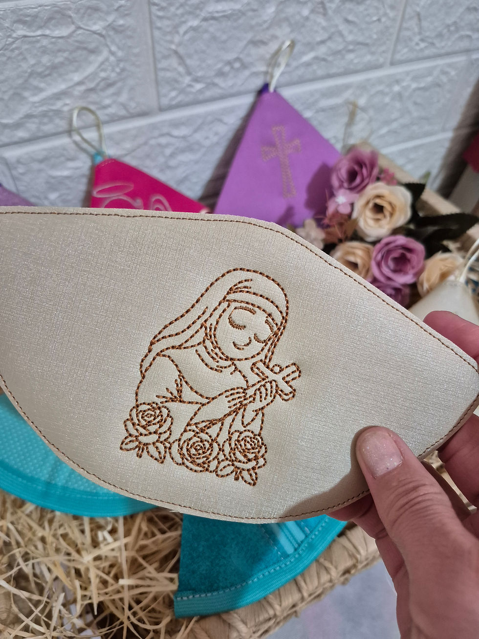 Miniatura: NaFe Porta terço religiosos 13x18